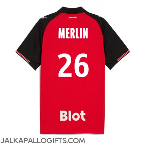 Stade Rennais Quentin Merlin #26 Kotipaita 2025-26 Lyhythihainen